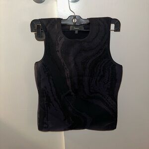 Shell Top in Galaxy Stretch Knit